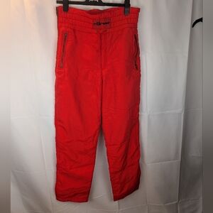 Ellesse Vintage Red SnowPants Size 12 In EUC
